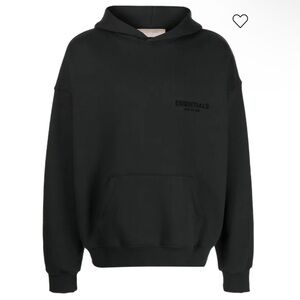 Fear of God Essentials Stretch Limo Pullover Hoodie Black